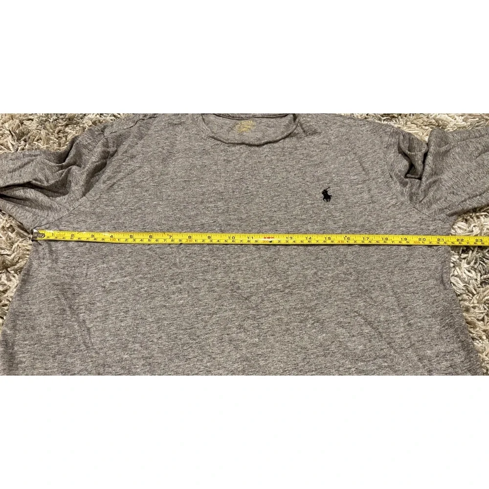 Men's Polo Ralph Lauren Large Gray‎ Long Sleeve Shirt